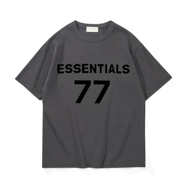 ESSENTIALS letter printing high quality cotton t-shirt for women and men t-shirt luxury