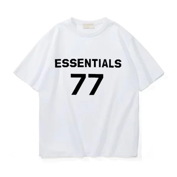 ESSENTIALS letter printing high quality cotton t-shirt for women and men t-shirt luxury