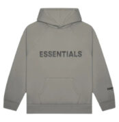 Fear of God Essentials Pullover Hoodie Applique Logo Gray