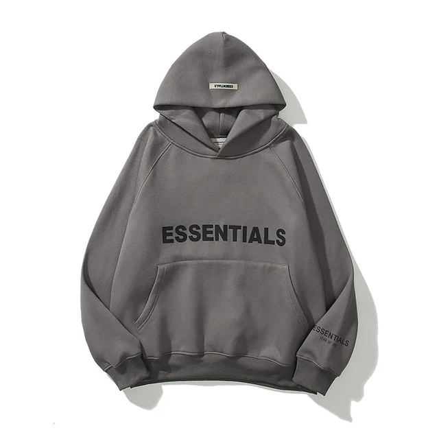 New of ESSENTIALS Sweatshirt Print Lettering Hoodie Loose High Quality Hip Hop